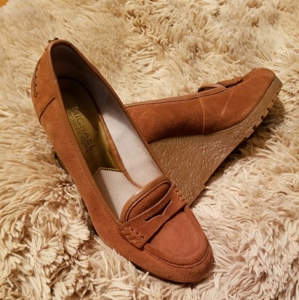 Michael Kors suede loafers
